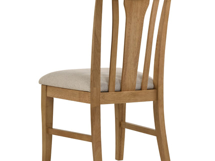 Auburn - 5 Piece Dining Set - Natural / Light Brown