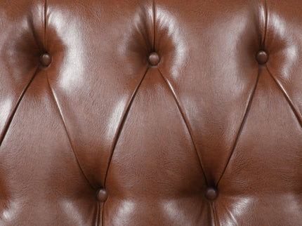 Sophisticated Loveseat With Diamond Stitched Detailing