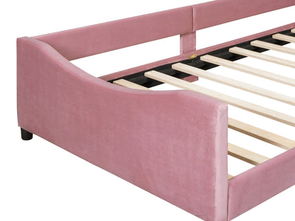 Upholstered Daybed With Rabbit Ear Shaped Headboard