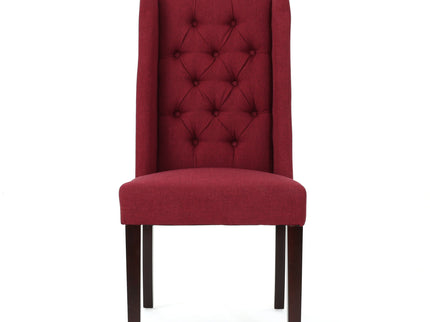 Sophisticated Tufted Dining Chair With High Back Design