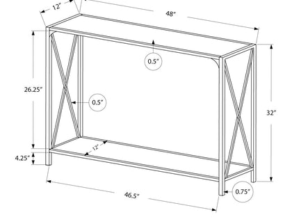 Accent Console Table For Entryway, Contemporary & Modern