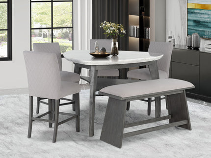 Jasmine - Bar Bench - Gray