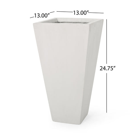 Outdoor Modern Cast Stone Planter