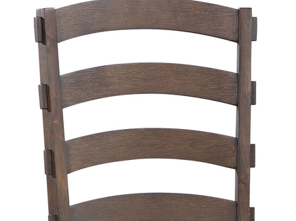 Pascaline - Rustic Side Chair (Set of 2) - Gray / Brown