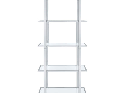 Colfax - 5 Shelf Bookshelf - Clear