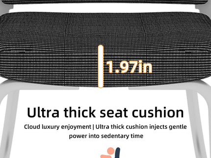 Minimalist Office Chair With Soft Backrest