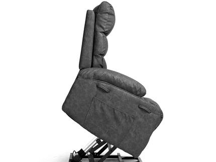 Large Size Electric Power Lift Recliner Chair Sofa With 8 Point Vibration Massage And Lumbar Heat