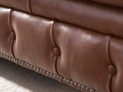 Traditional Tufted Chesterfield Nailhead Sofa