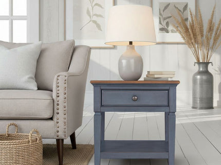 End Table - Blue