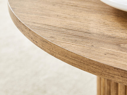Modern Circular Coffee Table Cylindrical Design