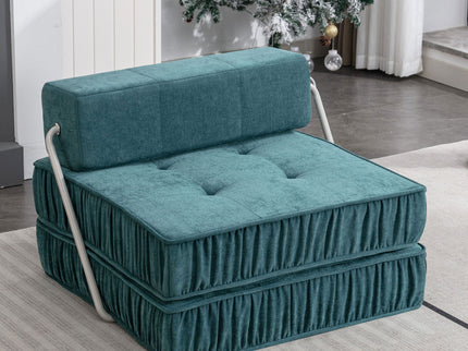 Folding Sofa With Removable Back Cushion, Convertible Futon Sleeper Chair