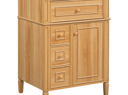 Bathroom Vanity With Sink, Cabinet With Flip Out Drawer, 2 Soft Close Drawers, 1 Soft Close Door - Wood