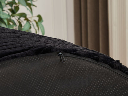Modern Single Sofa With Backrest Pillow For Living Room