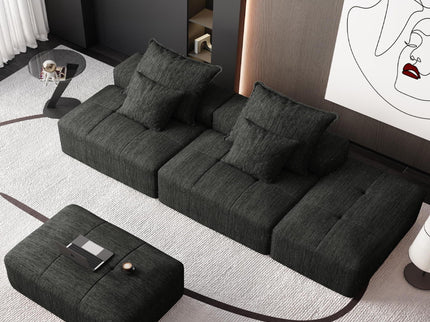 Modern Oversized Diy Combination Modular Sectional Sofa With Pillows