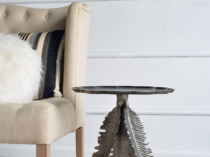 Leaf Side Table - Silver