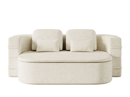 2 In 1 Foldable Sofa Bed With Multi Functional Blanket, Floor Lounge Sofa
