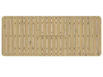 Beachside - Outdoor Extendable Dining Table - Light Teak