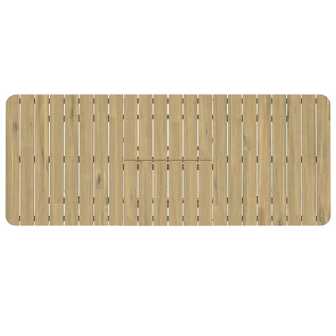 Beachside - Outdoor Extendable Dining Table - Light Teak