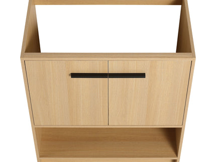 Modern Freestanding Bathroom Vanity With 2 Doors