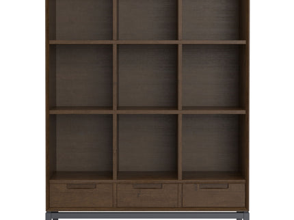 Banting - 9 Cube Bookcase With Drawers - Walnut Brown