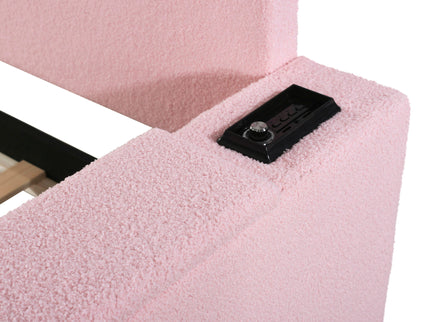 Upholstered Daybed With Storage Armrests, Trundle And Latest Integrated tooth Audio System