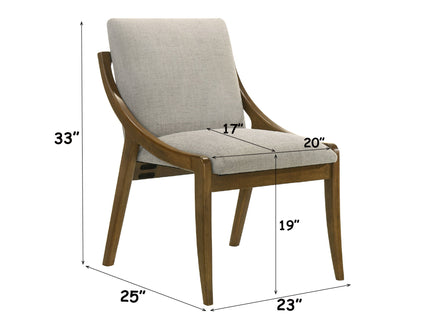 Danzel - Side Chair (Set of 2) - Gray / Oak