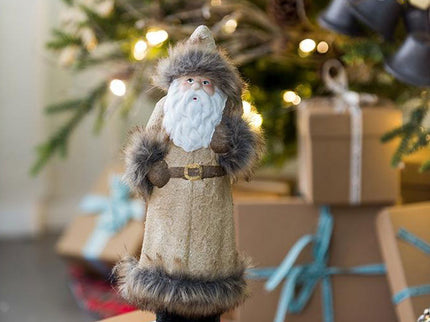 Christmas Gnomes Decorations, Christmas Table Home Ornaments For Holiday Party Gifts (Set of 2) - Beige / White