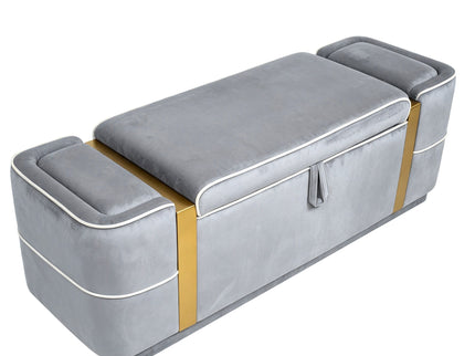 Storage Bench Upholstered Ottoman Bed End Bench With Lift Top Storage
