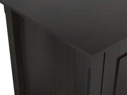 Amherst - 2 Door Storage Cabinet & Adjustable Shelving - Brown