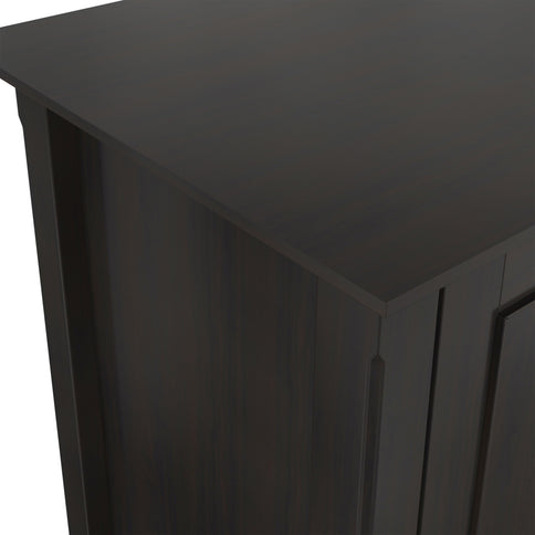 Amherst - 2 Door Storage Cabinet & Adjustable Shelving - Brown
