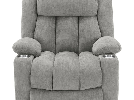 Beca - Upholstered Power Lift Recliner With Cupholders And USB Charging