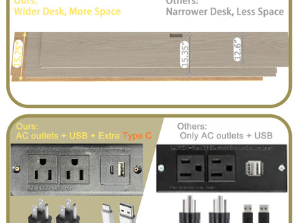 Ethan - Bunk Bed With Desk, Charging Station, Storage Shelves