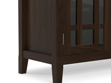 Bedford - Tall TV Media Stand - Dark Tobacco Brown