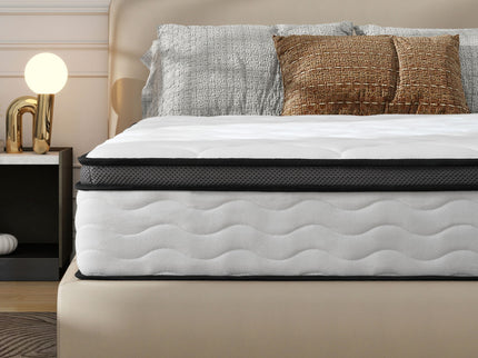 10" Hybrid Medium Firm Mattress With Memory Foam & Pocket Coils