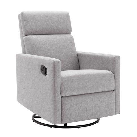 Modern Upholstered Rocker Nursery Chair Seating Glider Swivel Recliner Chair