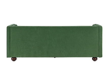 3 Seater Sofa Upholstery With Square Arms, Living Room Couch