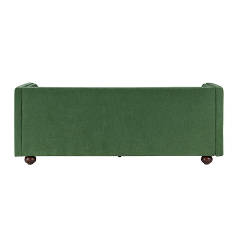 3 Seater Sofa Upholstery With Square Arms, Living Room Couch