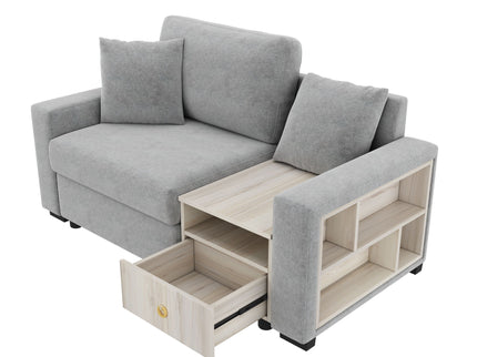 Modular Sofa Couch With Storage Armrest And Center Console