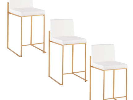 Fuji - Contemporary High Back Stylish Counter Stool