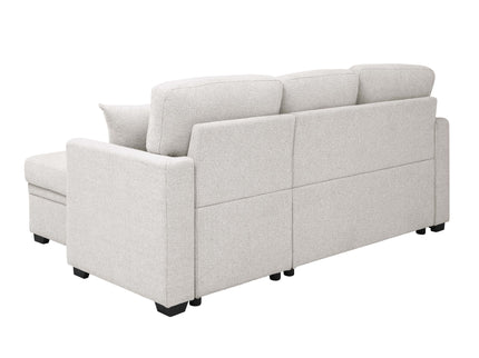 Upholstered Sectional & Pull Out Bed And Chaise Storage