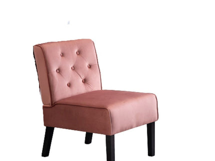 Reese - Living Room Armless Button Tufted Pattern Accent Chair (Set of 2)