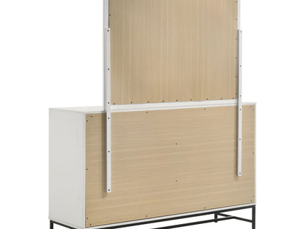 Taraval - 6 Drawer Dresser With Mirror - White