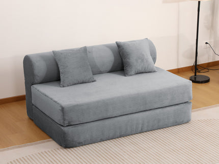 Convertible Sofa Bed, 2 Seater Fold Out Floor Couch