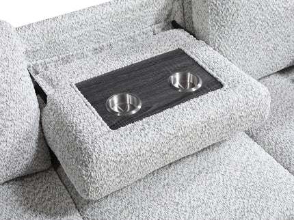 Prato - Sofa With Pull Out Sleeper And USB - Gray