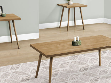 Contemporary 3 Piece Table Set With Coffee Table And 2 End Tables