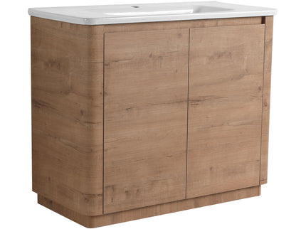 Freestanding Bathroom Vanity With Sink & 2 Soft Close Doors