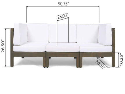 Oana - 3 Piece Sofa Set With Water Resistant Cushions