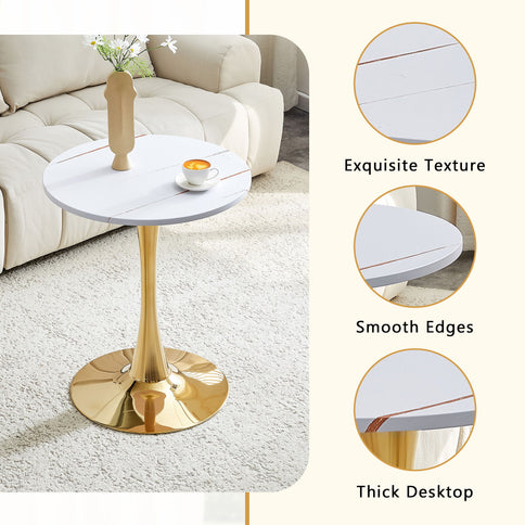 Round Dining Table With Thickened Top For Kitchen