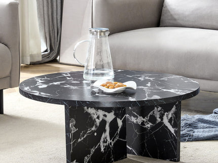 Versatile Round Coffee Table For Various Interior Styles