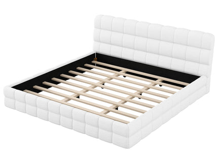 Upholstered Platform Bed With Headboard